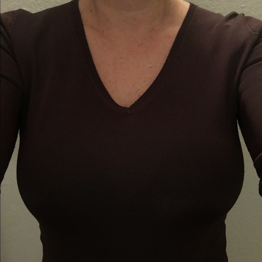 🎈BCBG MAXAZRIA Chocolate Sweater 🎈